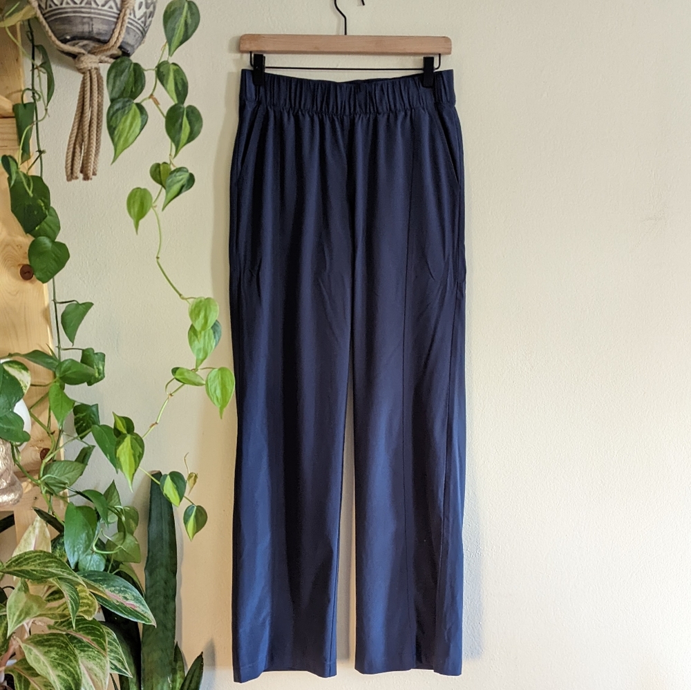 Talbots | Lightweight Navy Pull On Pant Elastic Waist